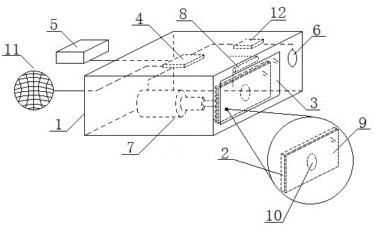 Automobile filtering warning anti-rubbing device