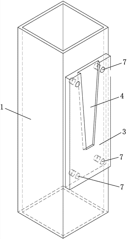 Steel structure beam column mortise-and-tenon-joint-type fast installing joint and installing method thereof