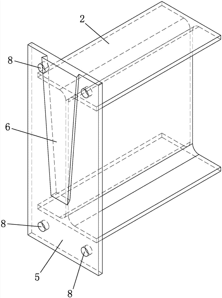 Steel structure beam column mortise-and-tenon-joint-type fast installing joint and installing method thereof