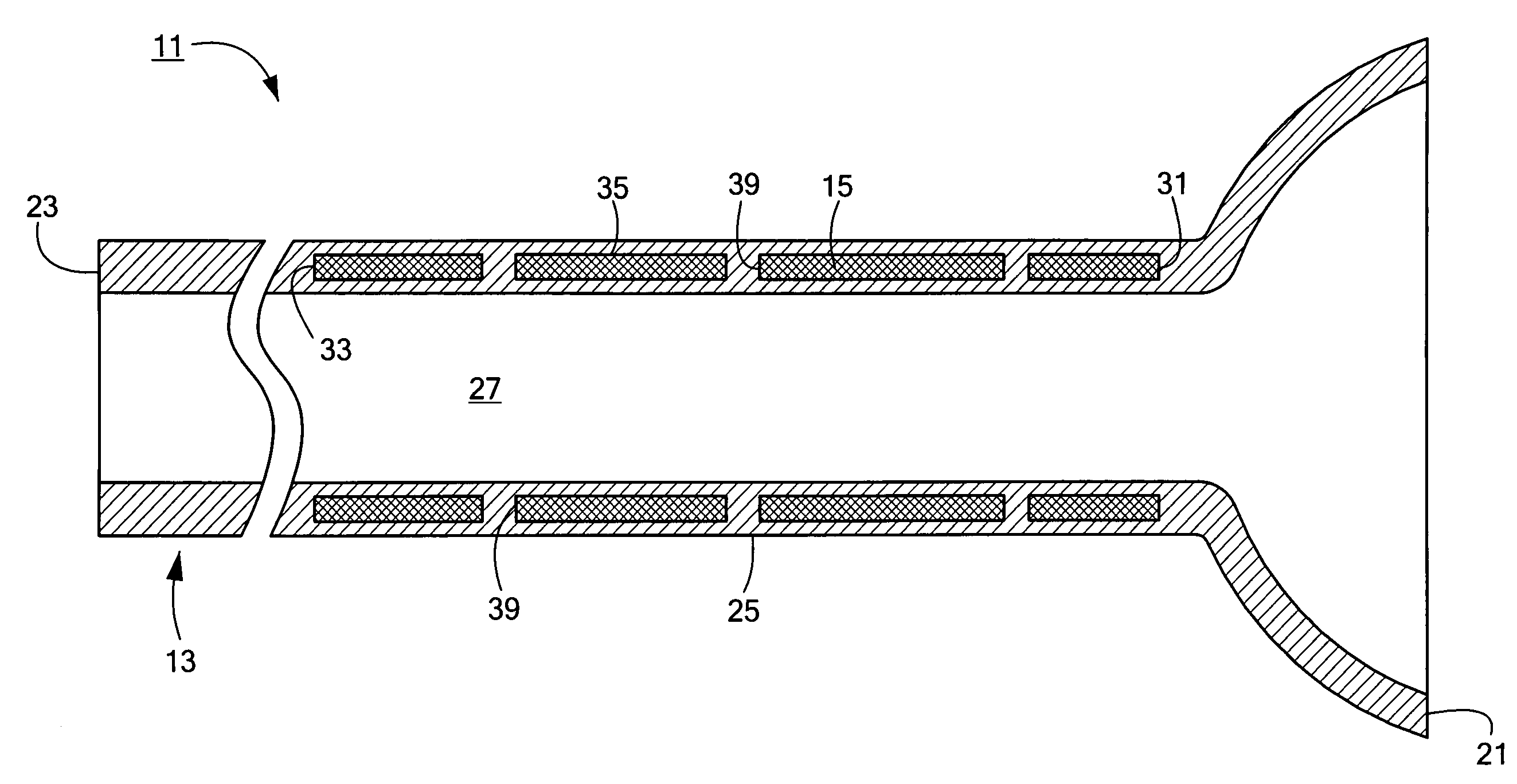 Catheter assembly with increased torsional stiffness