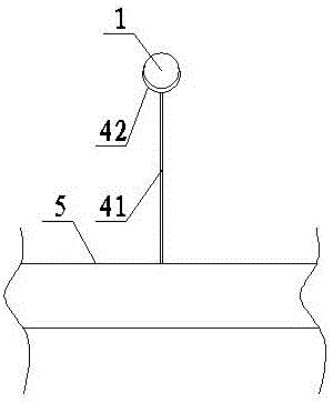 Built-in stand type cast-in-place reinforced concrete pillar and construction method