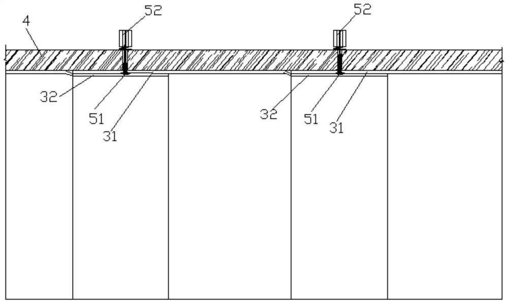 A construction method using vertical formwork as the base surface of pre-paved anti-adhesive self-adhesive waterproof membrane