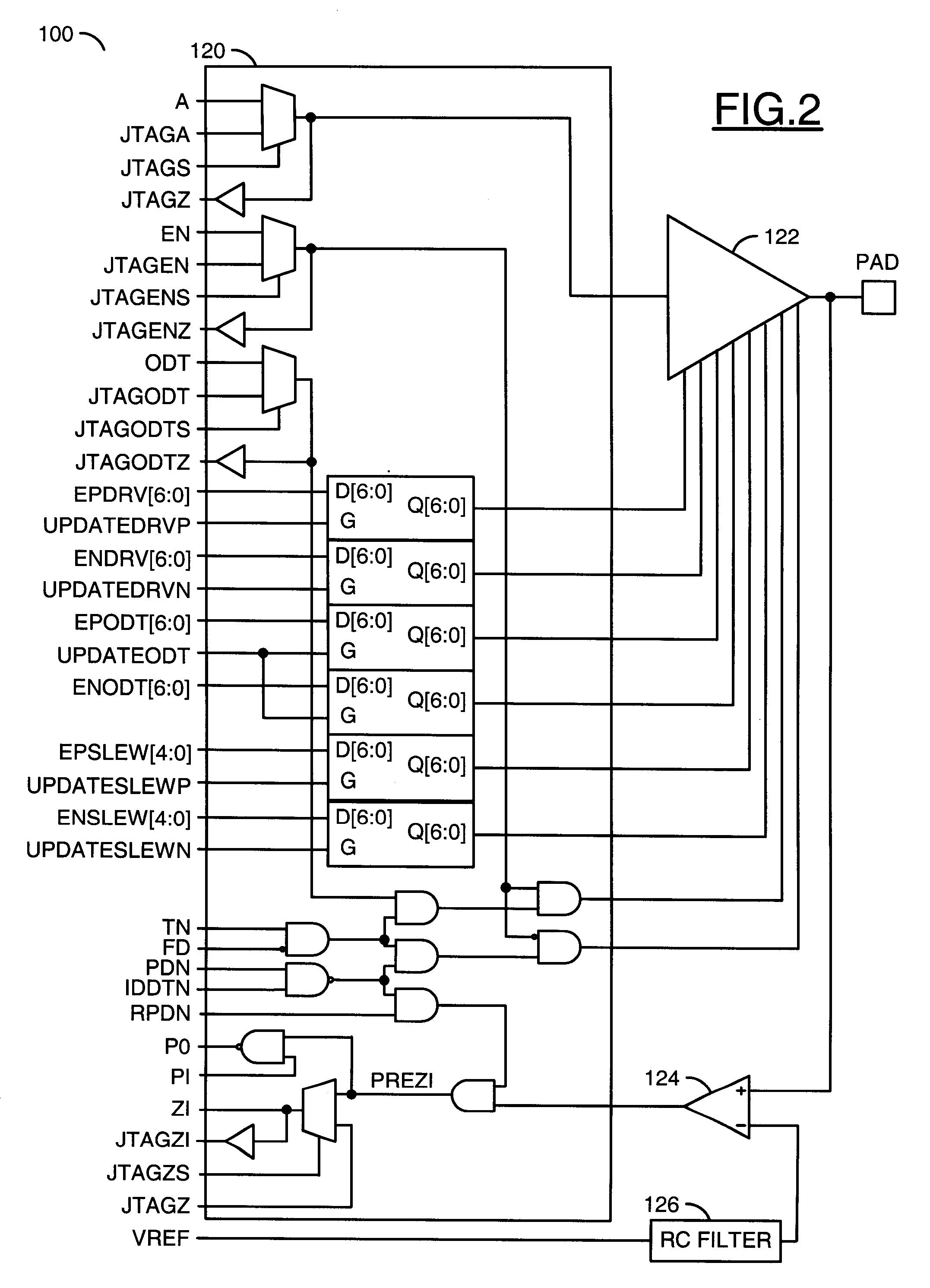 High speed multiple memory interface I/O cell
