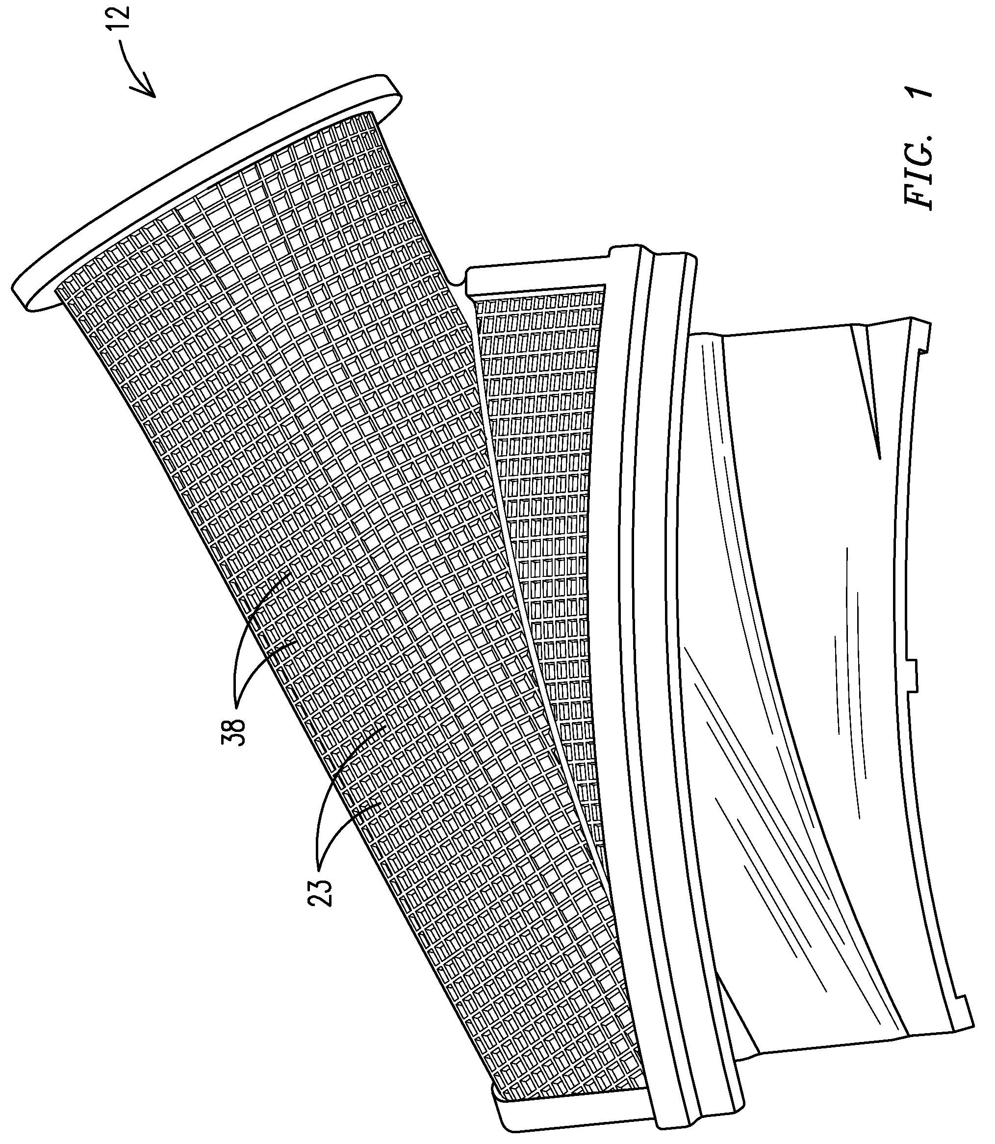 Method of fabricating a nearwall nozzle impingement cooled component for an internal combustion engine