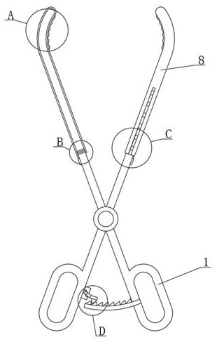 Foreign body forceps for otolaryngology department