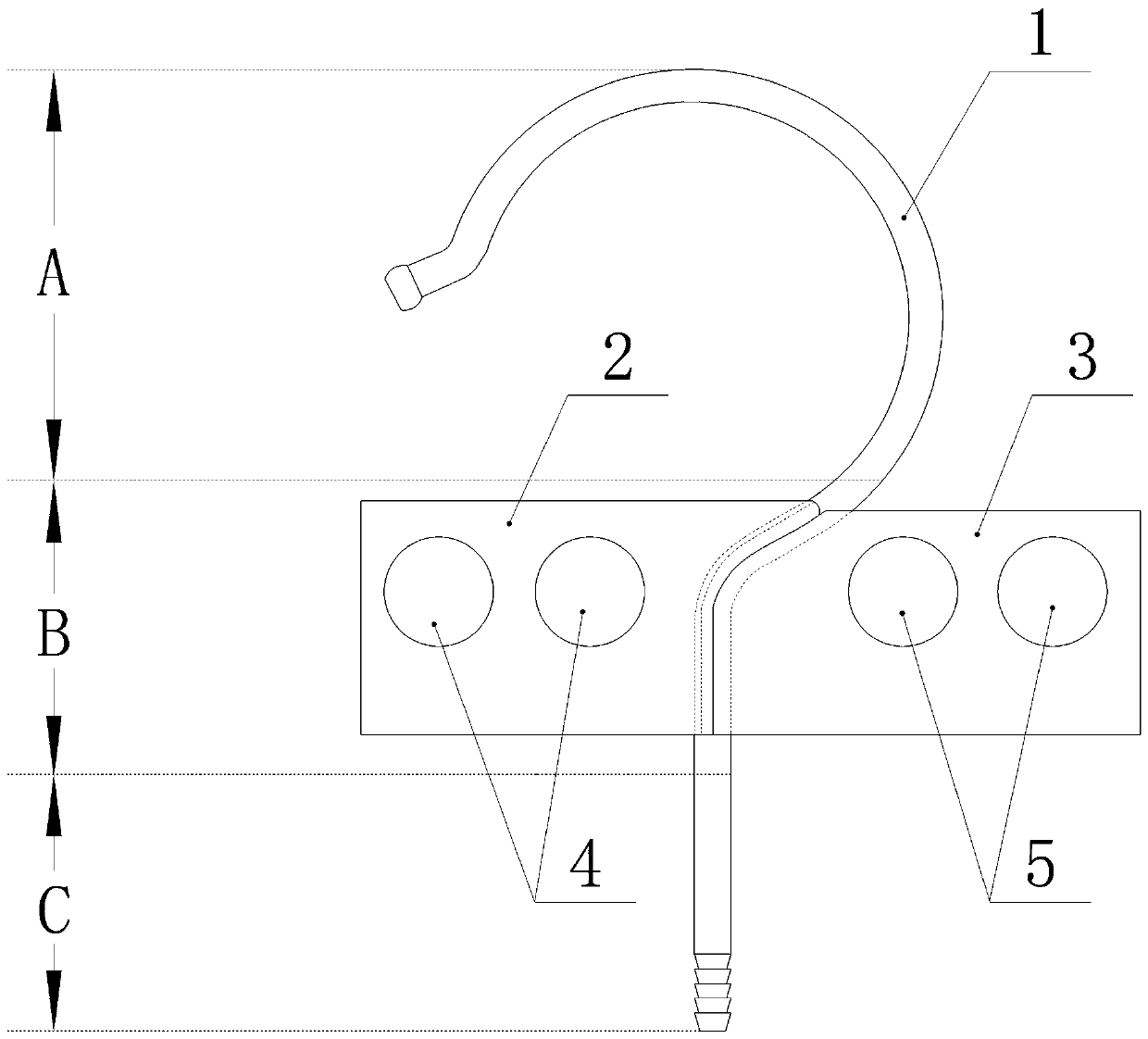 A hanger hook fixture