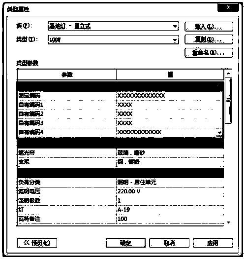 BIM component classification coding method and system based on revit