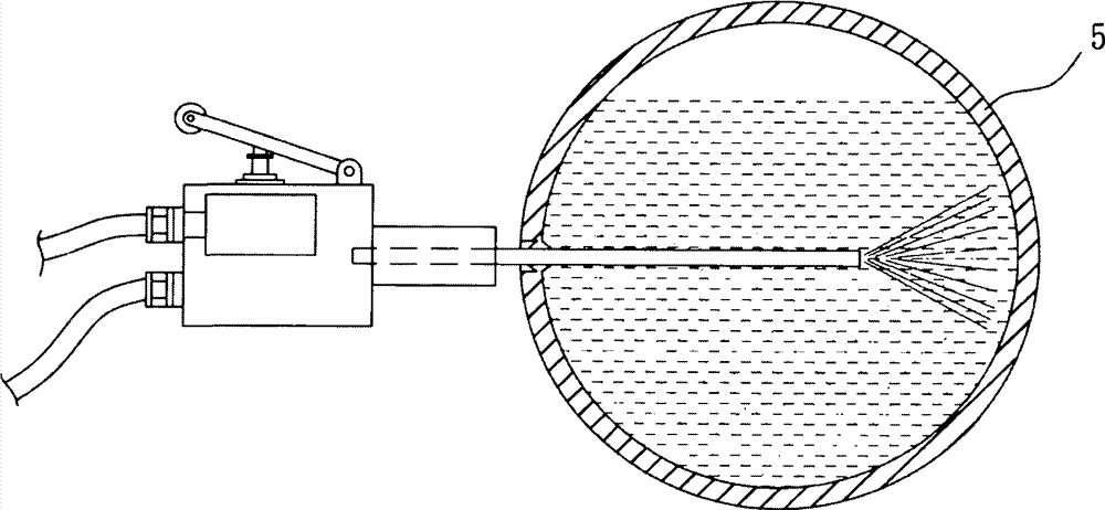 Method for quantitatively injecting light materials into hollow bouncing ball