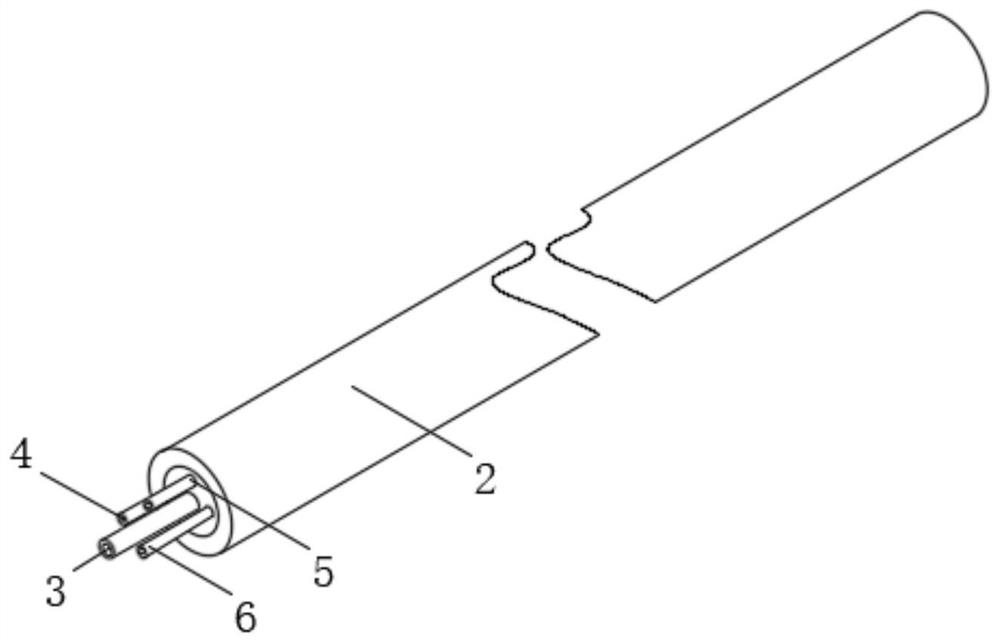 Laparoscope assembly with endoscope heating function and capable of absorbing smoke