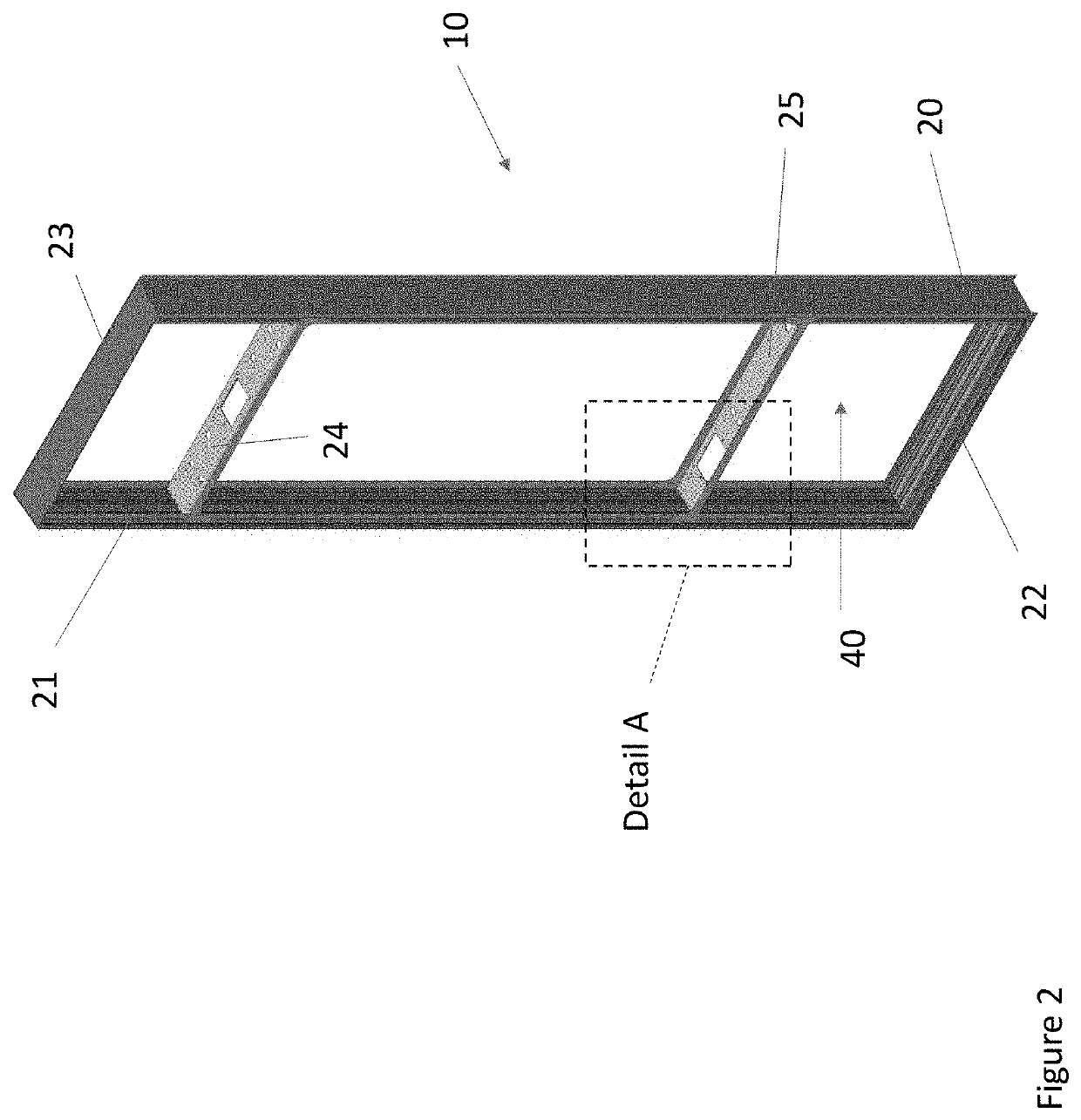 Housing assembly for an integrated display unit