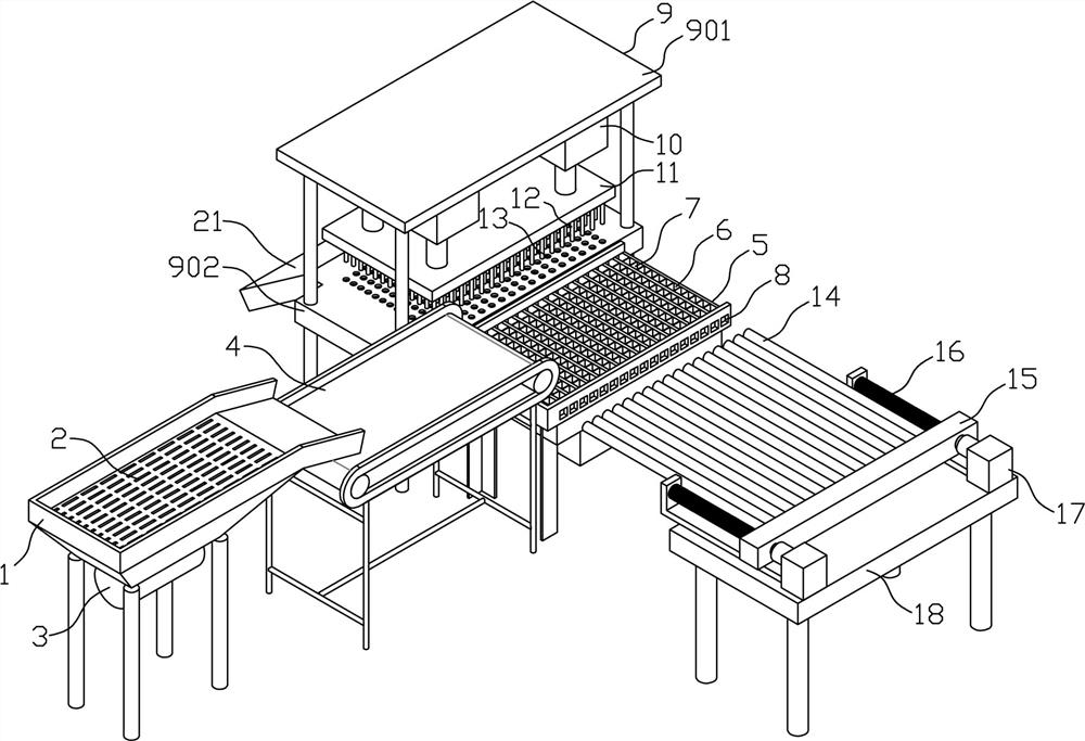 A kind of jujube automatic pitting device and method