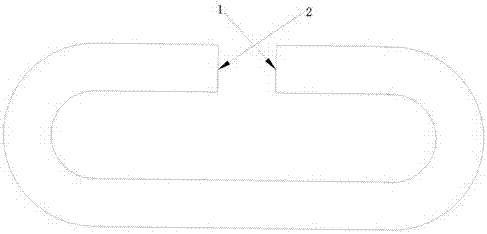 Production process of welded anchor chain