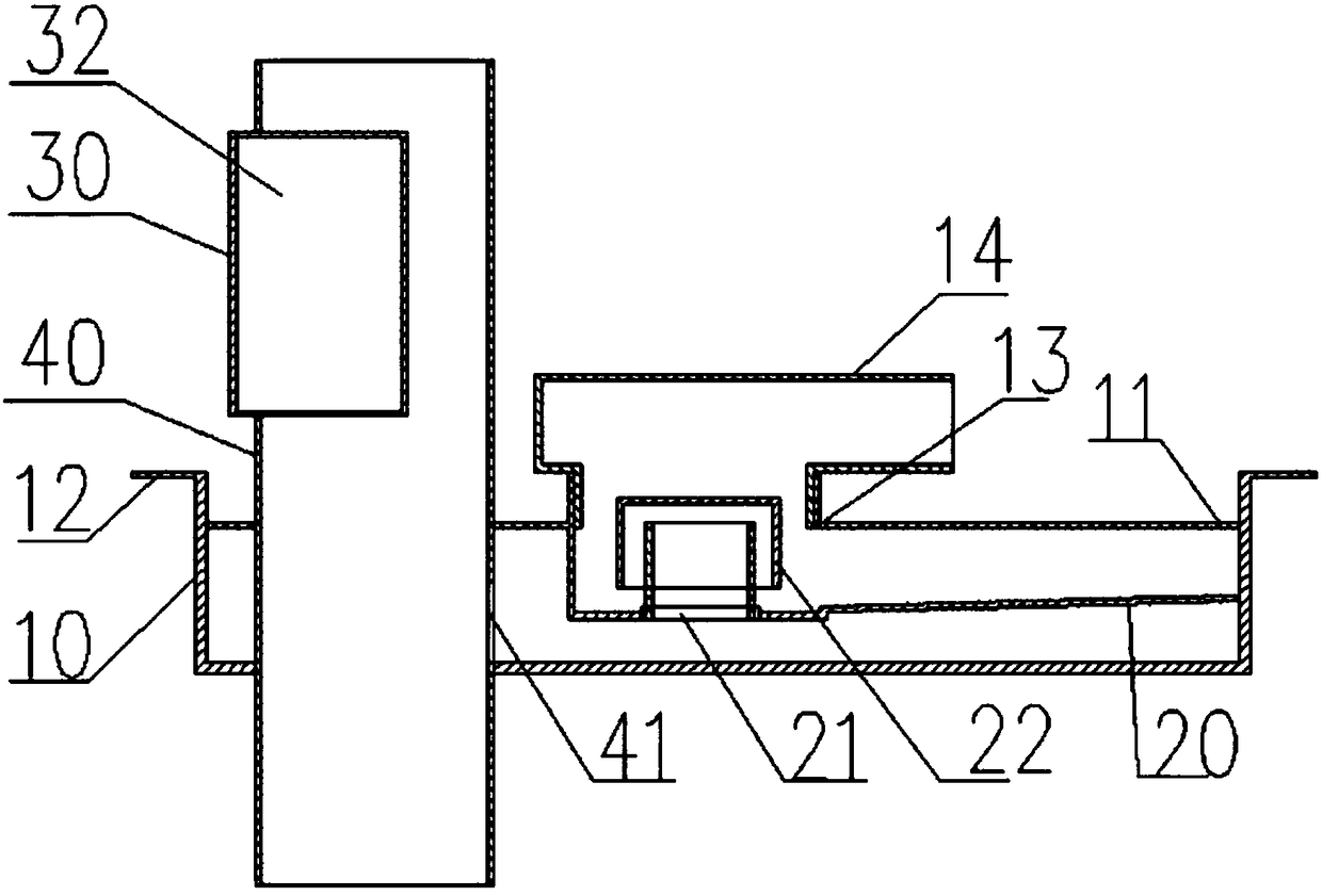 Modularized same-floor drainage device used for buildings and installation method thereof