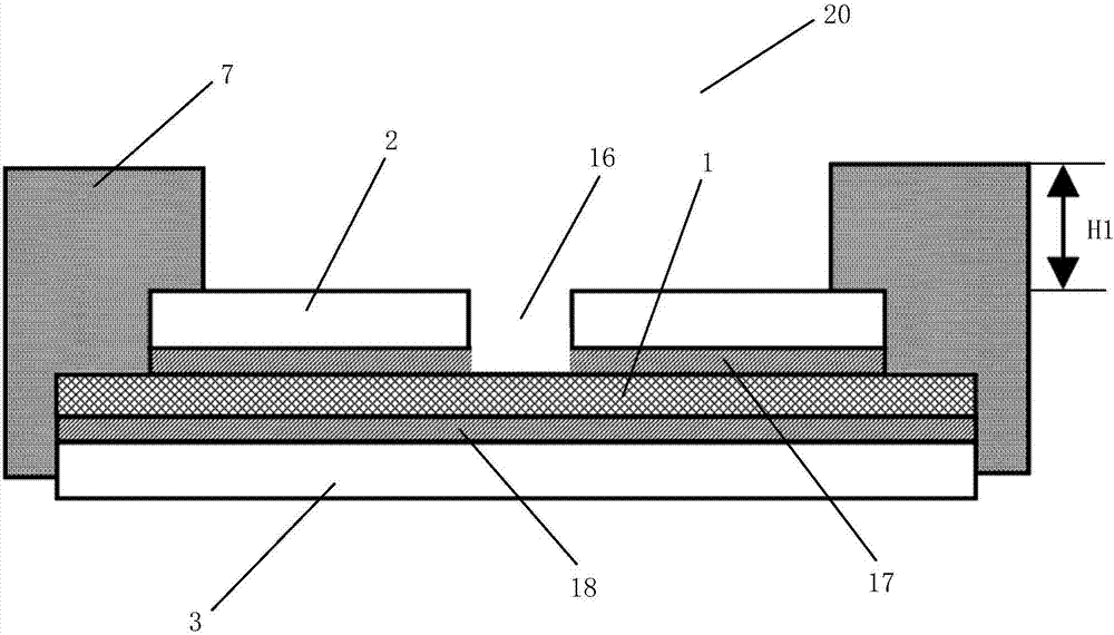 Power semiconductor chip, sub-module comprising the chip and crimping-type packaging module
