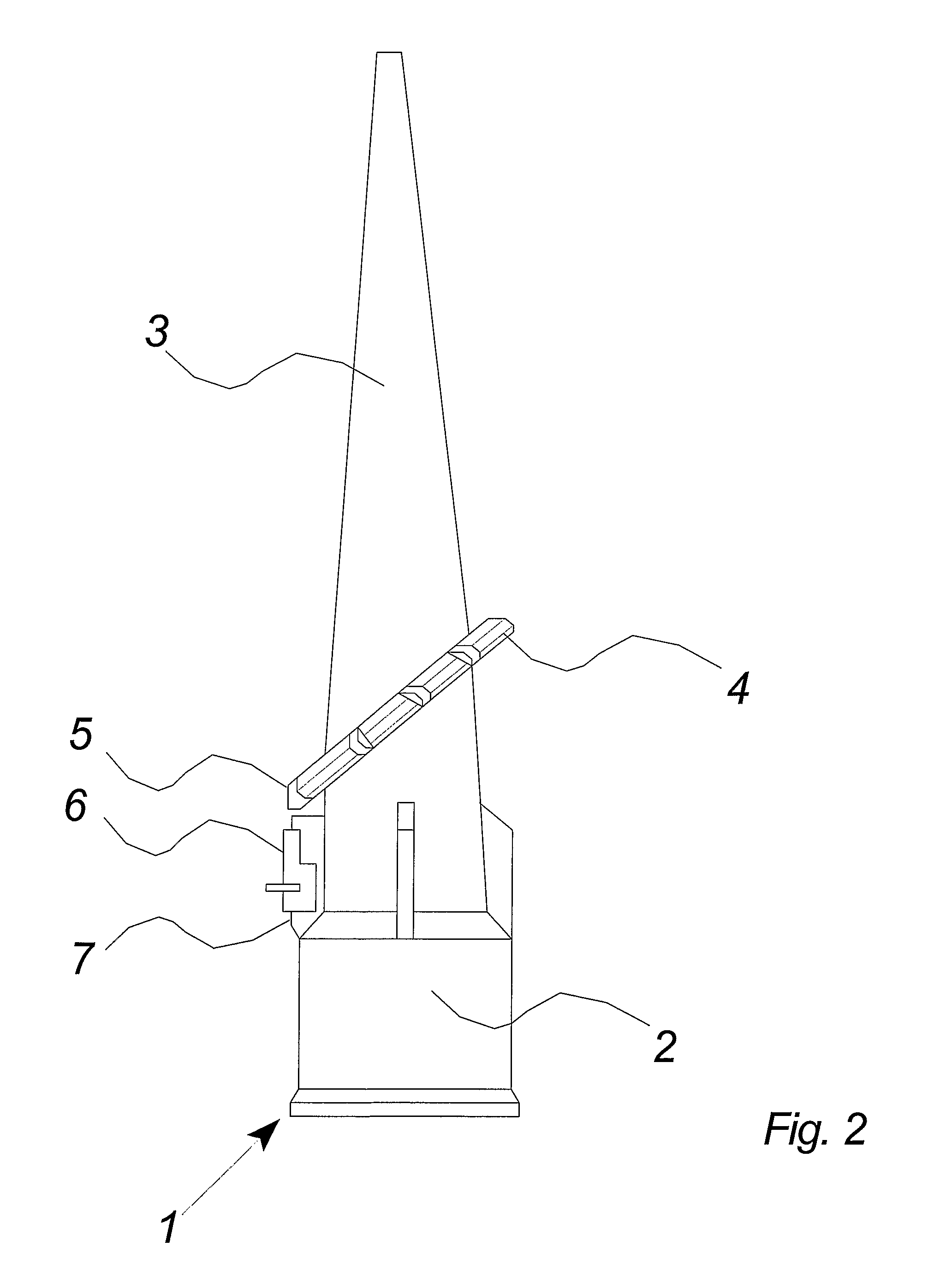Nozzle for use in connection with dosing of a material from a container, method and use thereof