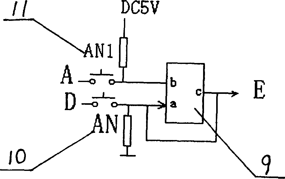 Blanking static logic controller for alumina blanking scale