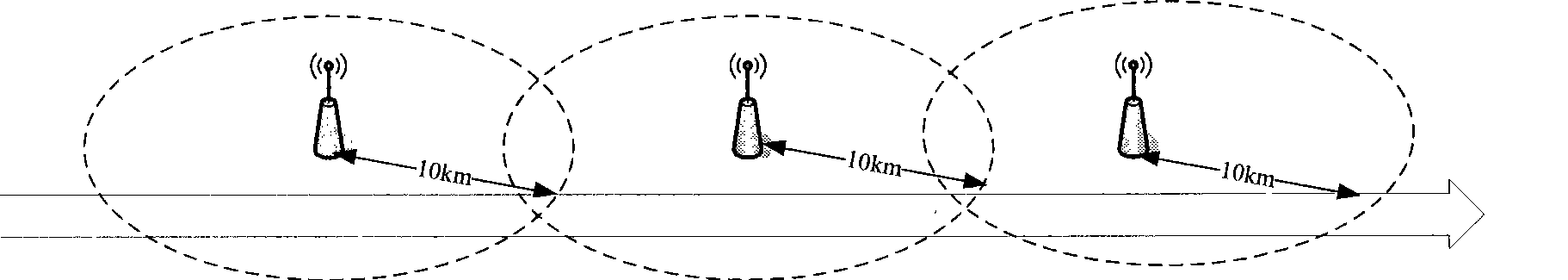 Method for implementing mobile terminal uninterrupted talking between base stations in cluster system