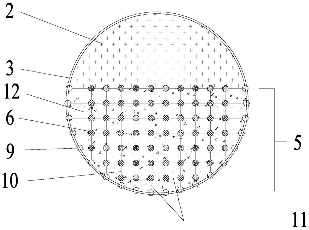 A shield tunneling construction method for water-rich upper soft and lower hard composite strata