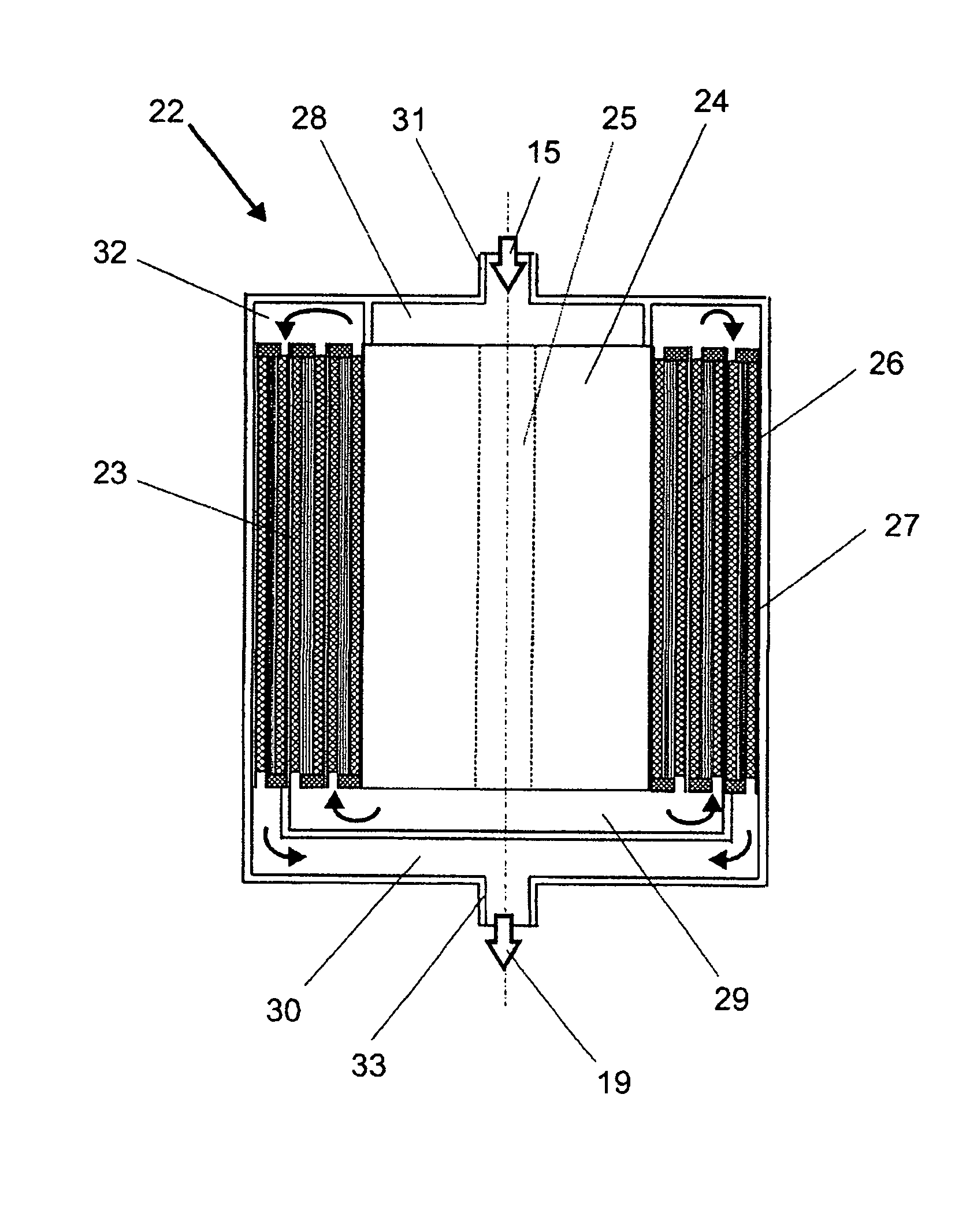 Filter module and filter unit