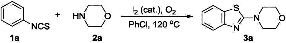 Synthesis method of benzothiazole-nitrogen-containing heterocyclic ring hybrid