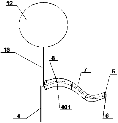 Construction room for wind power generation without rotating blades