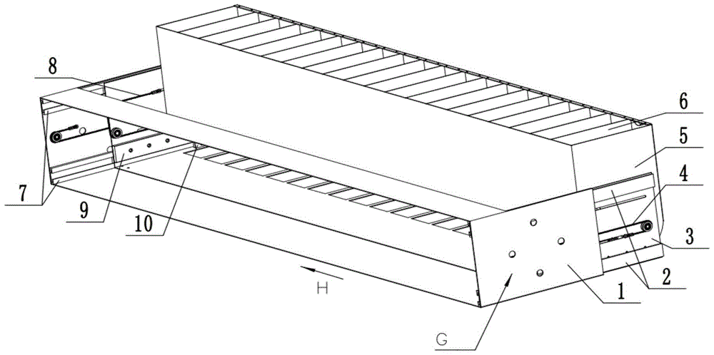 A kind of drawer reversible medicine tank storage rack