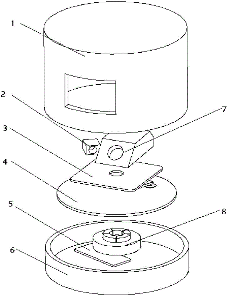 Rotation optical scanning distance measuring device and method