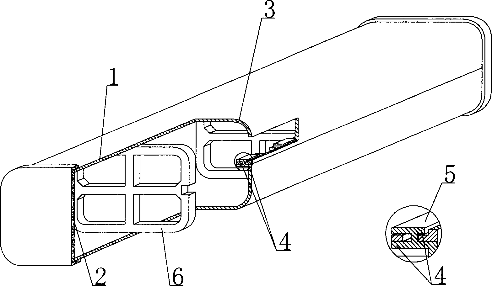 Plastic thin-wall tube