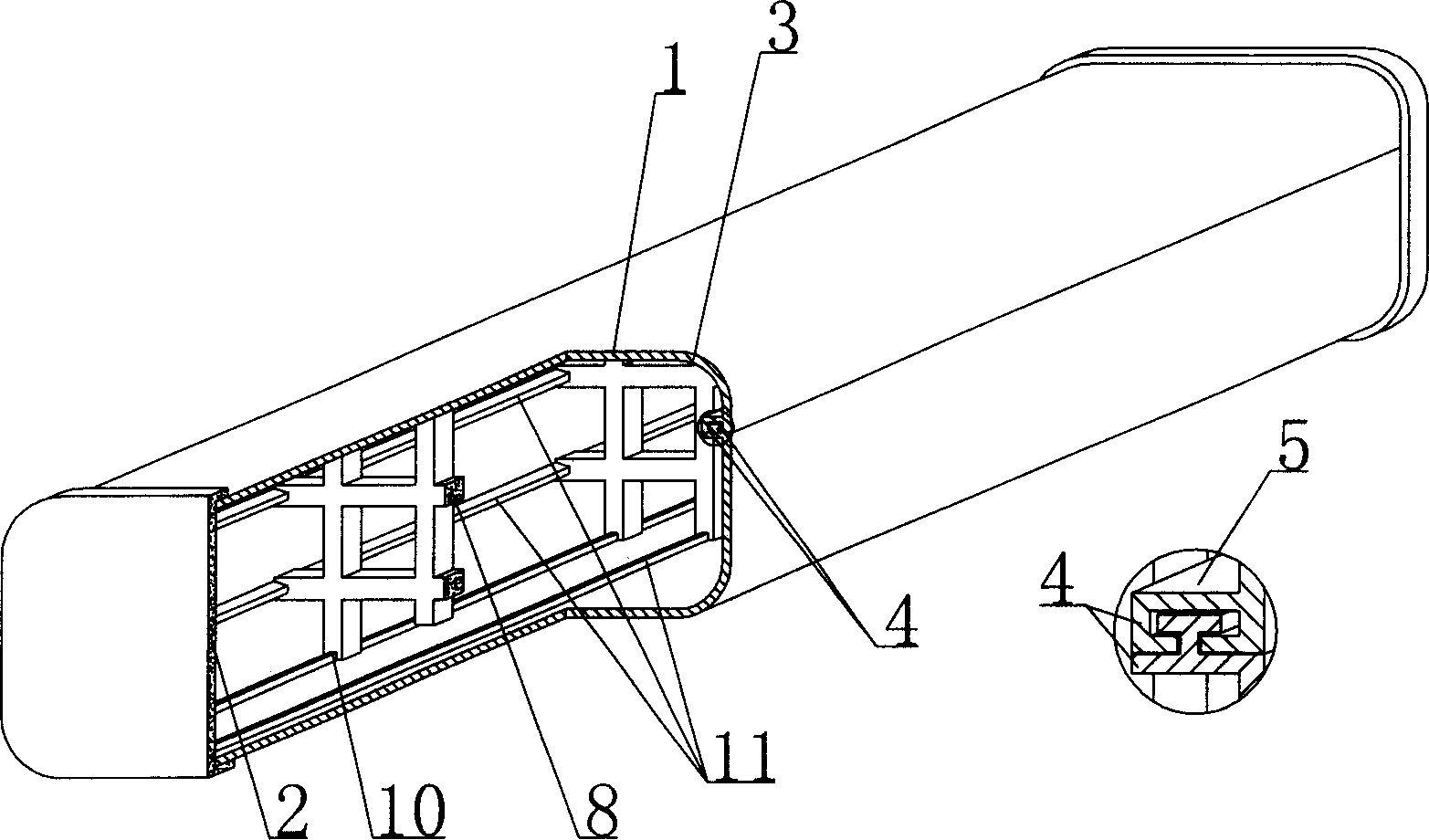 Plastic thin-wall tube