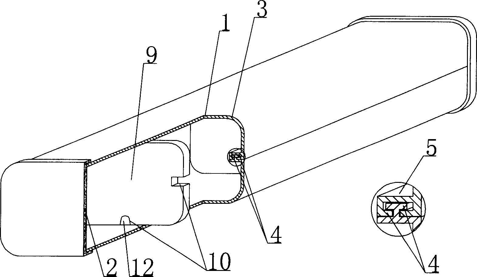 Plastic thin-wall tube