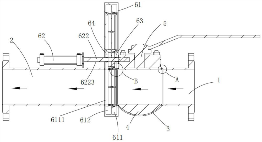 Ball valve with replaceable sealing ring