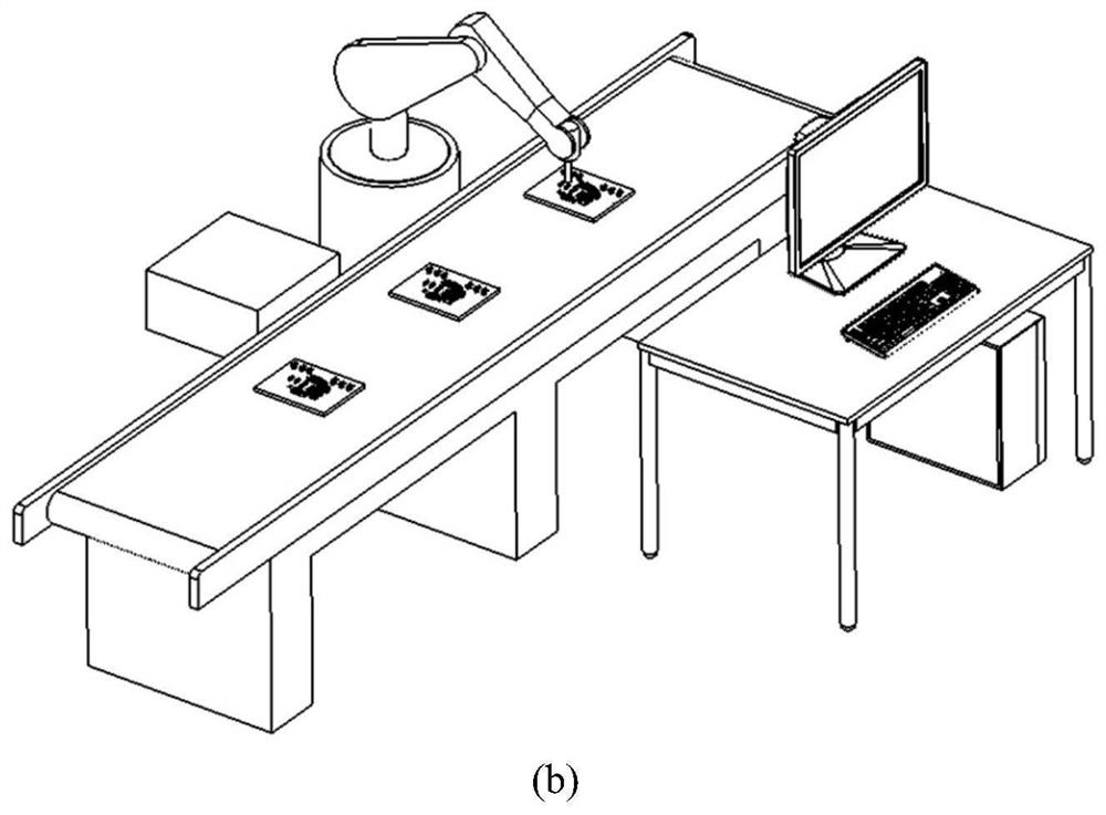 Multi-task cooperation and information synchronization method for mechanical arm system in high-speed continuous movement