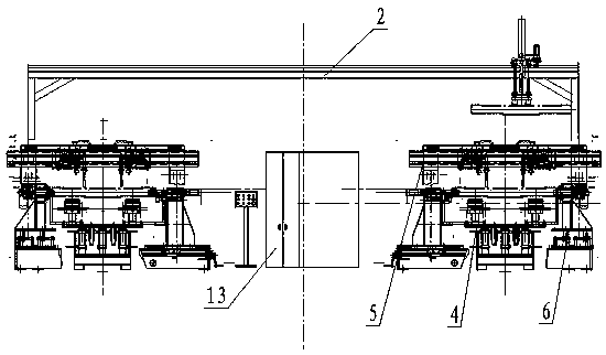 A straight seam automatic welding production line for axle housing body and its control method