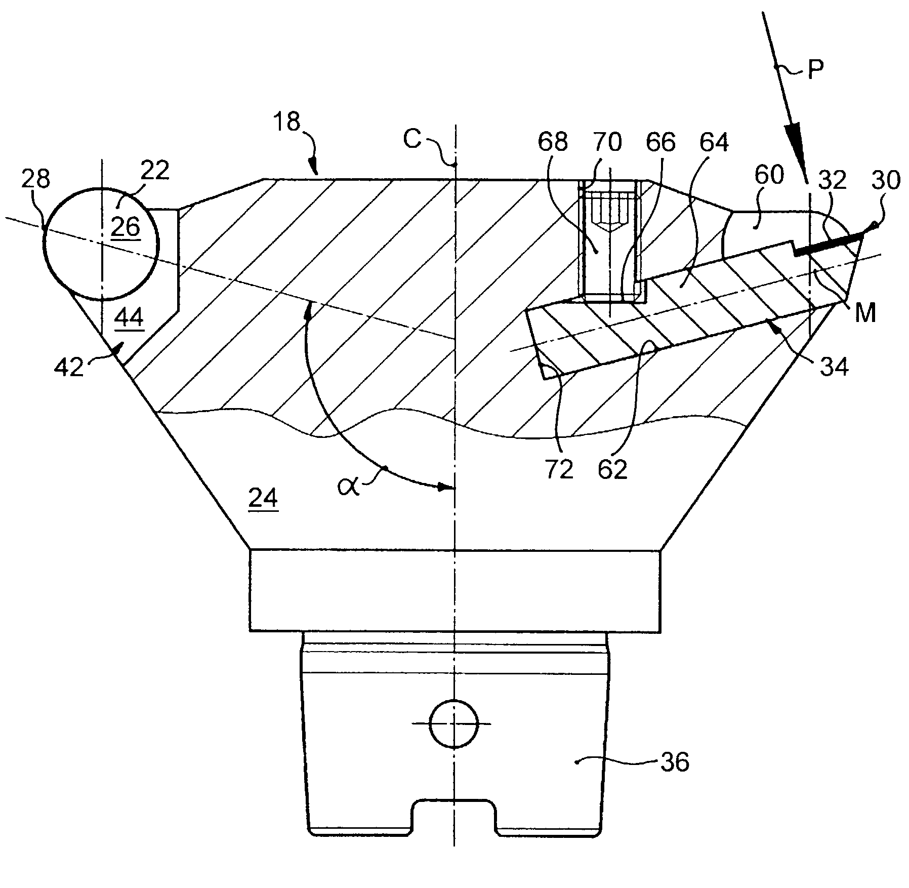 Method and device for the surface machining of workpieces composed of non-brittle materials in optical lens manufacturing and tool for this purpose