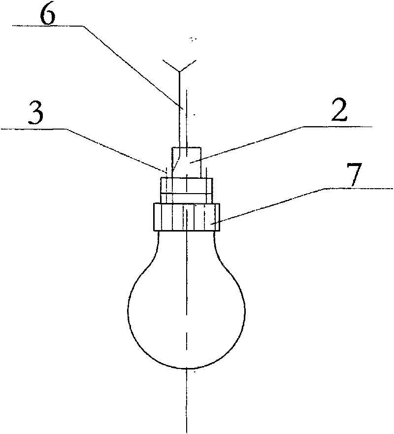 Lamp holder and lamp base special for screw electrodeless road lamp