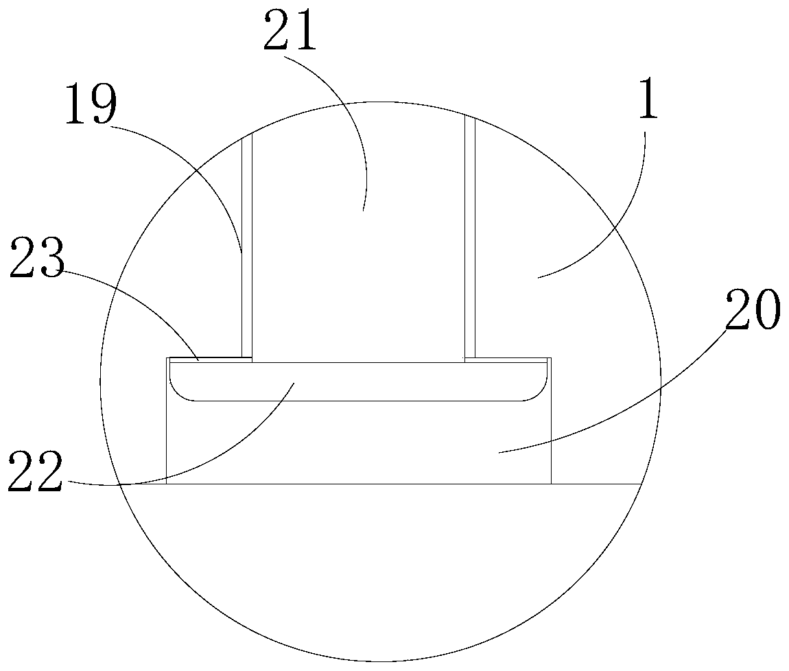 Automobile brake pad cooling device