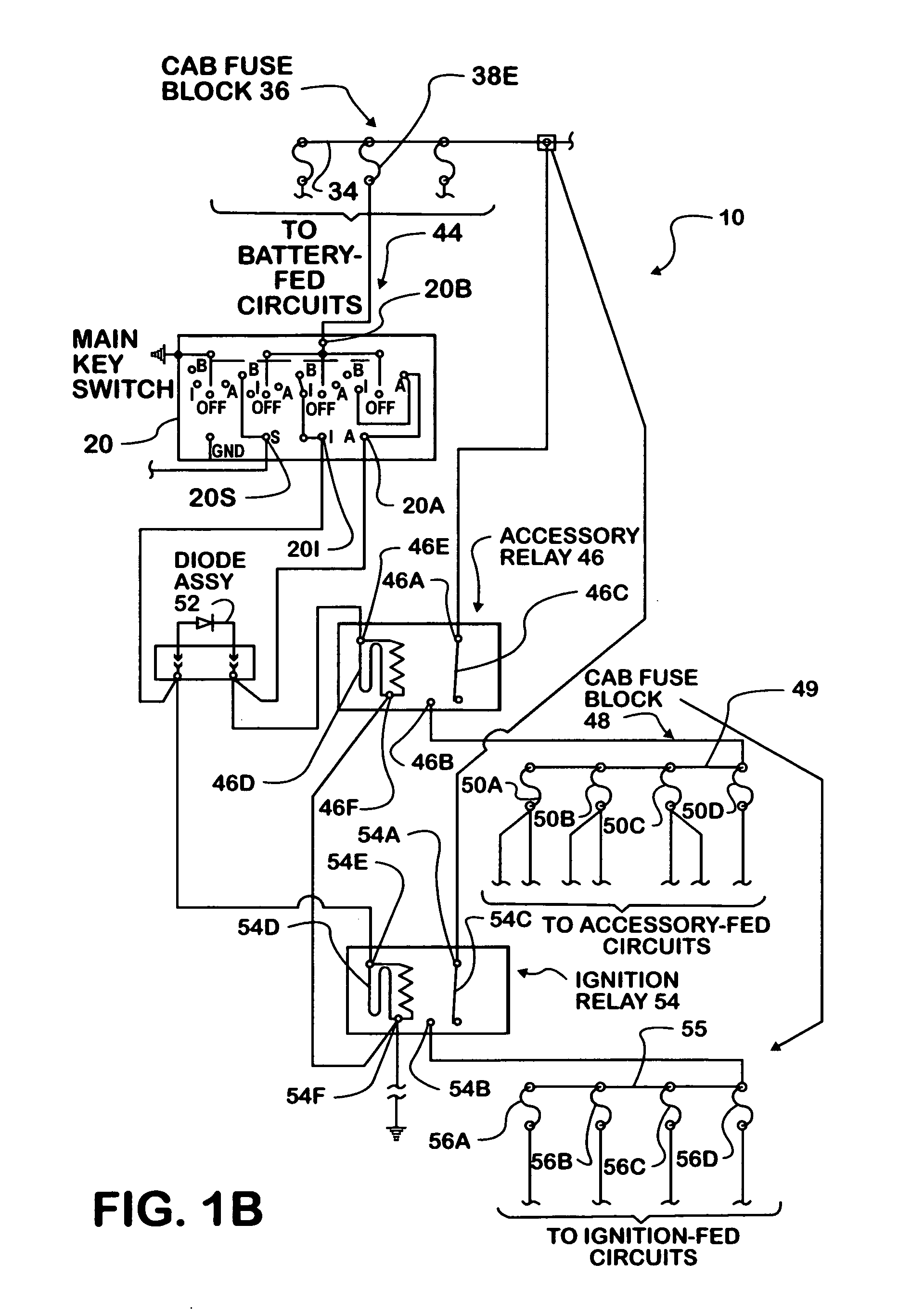 Motor vehicle battery disconnect switch circuits