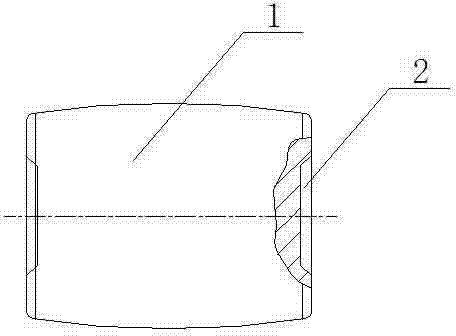 Rolling body of self-aligning roller bearing