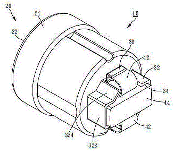 Motor carbon brush assembly with stable brush pressure