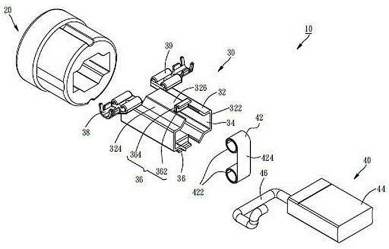 Motor carbon brush assembly with stable brush pressure