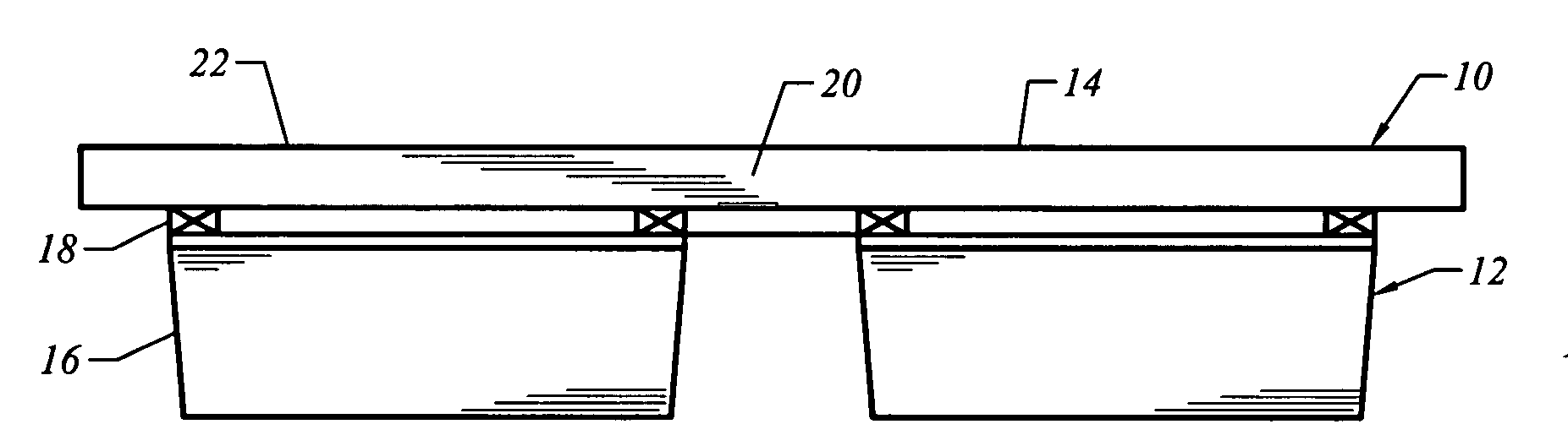 Modular floating dock frame and interconnection system