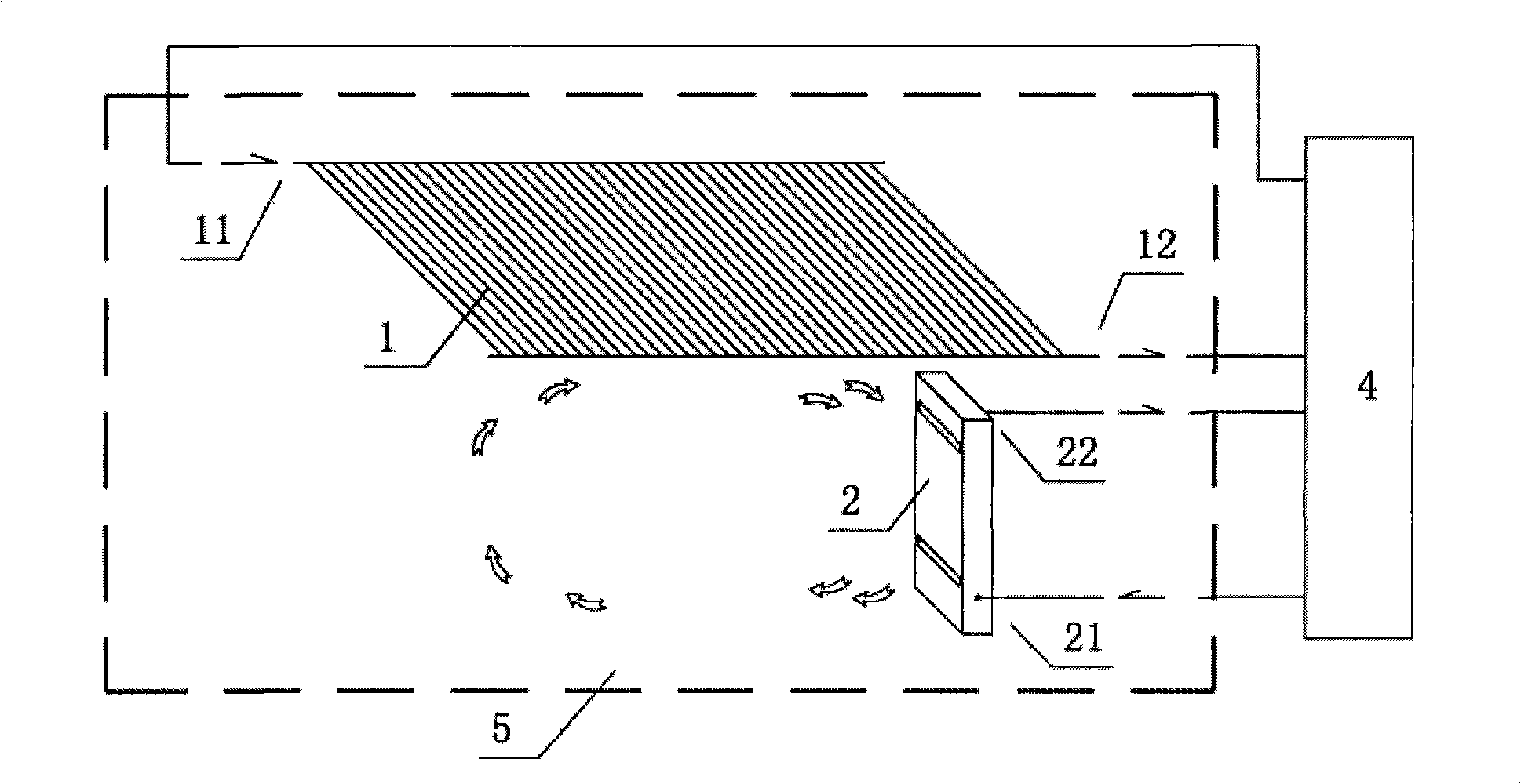 Full water capillary network air conditioner system and air conditioning method