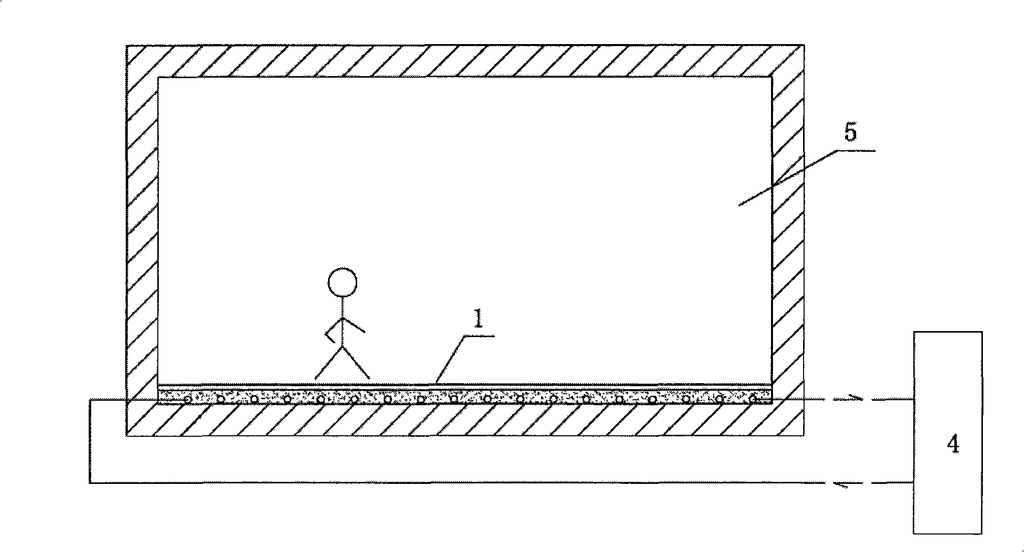 Full water capillary network air conditioner system and air conditioning method