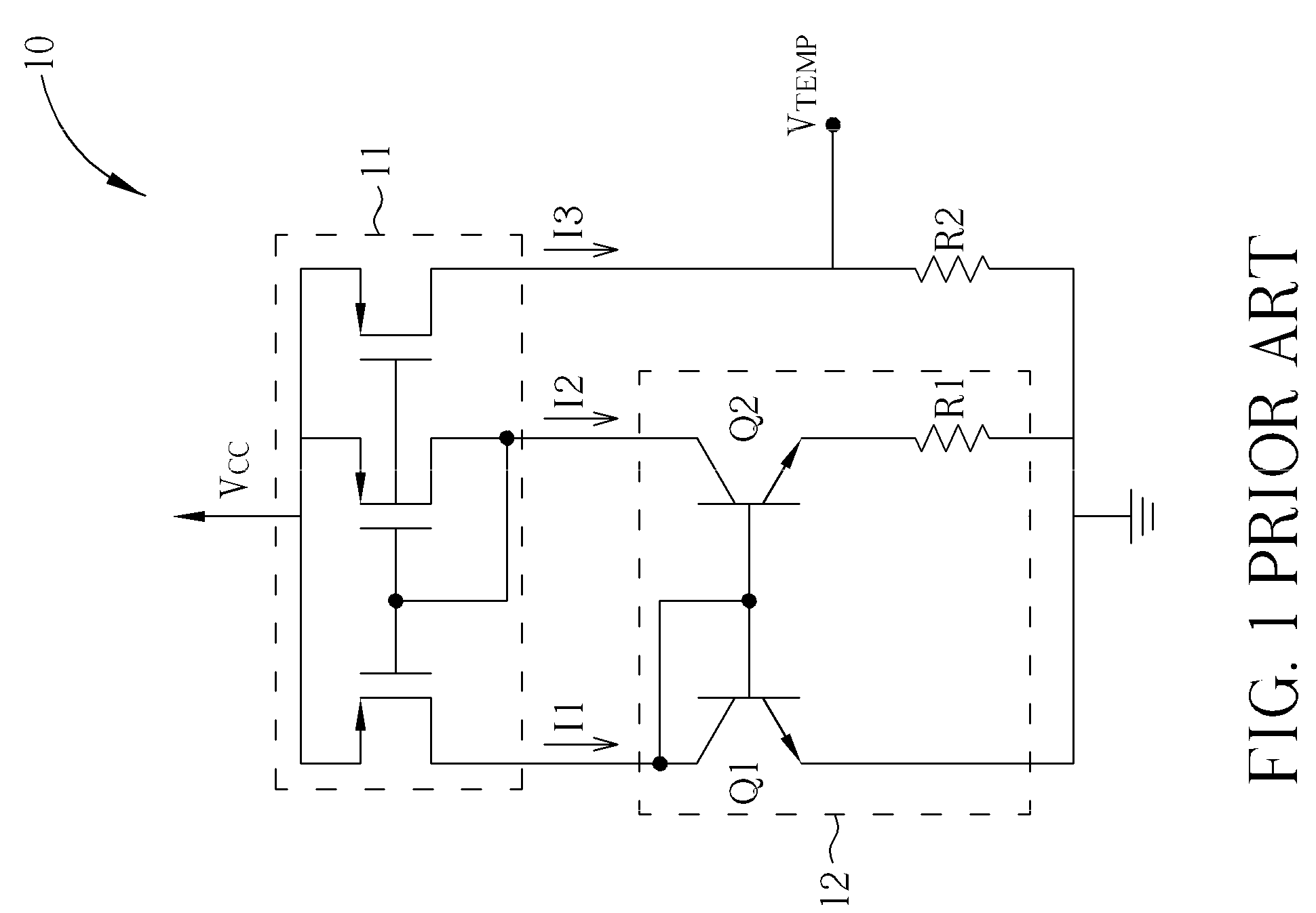 Temperature sensing circuit using CMOS switch-capacitor