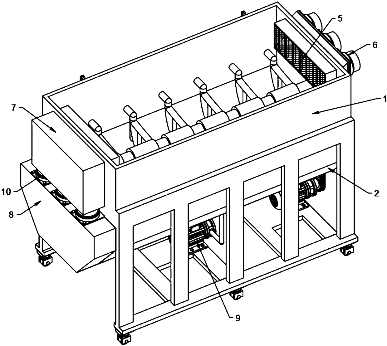 Grain matched drying device for agricultural production