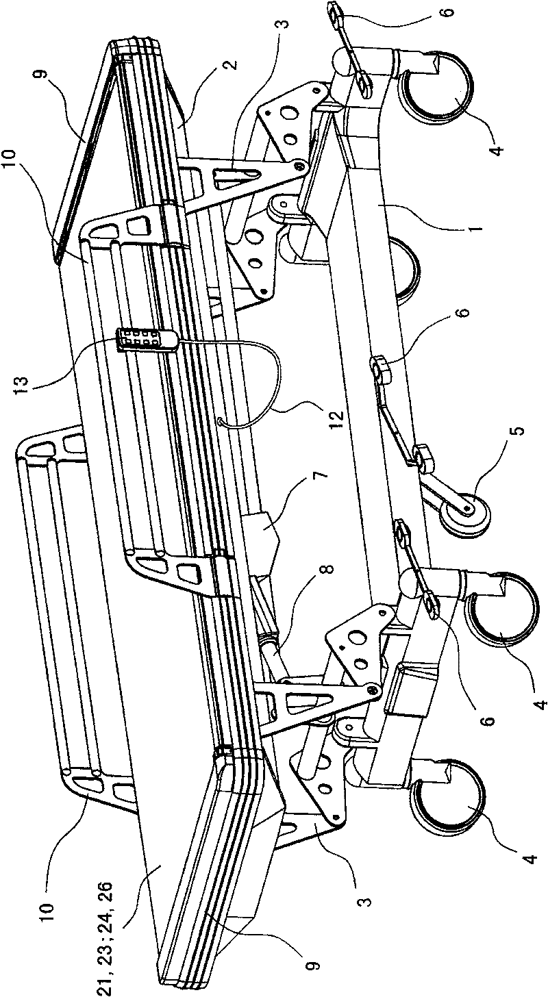 Medical use carrier for transferring patient