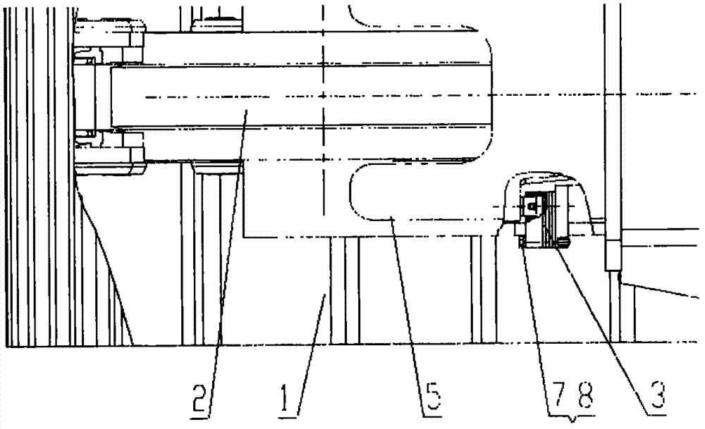 Combined tensioning mechanism for caterpillar band