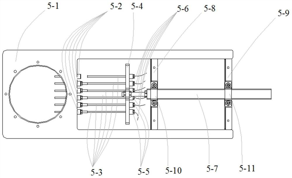 Multi-probe sampling device, testing system and method for uniformity of ammonia gas mixing