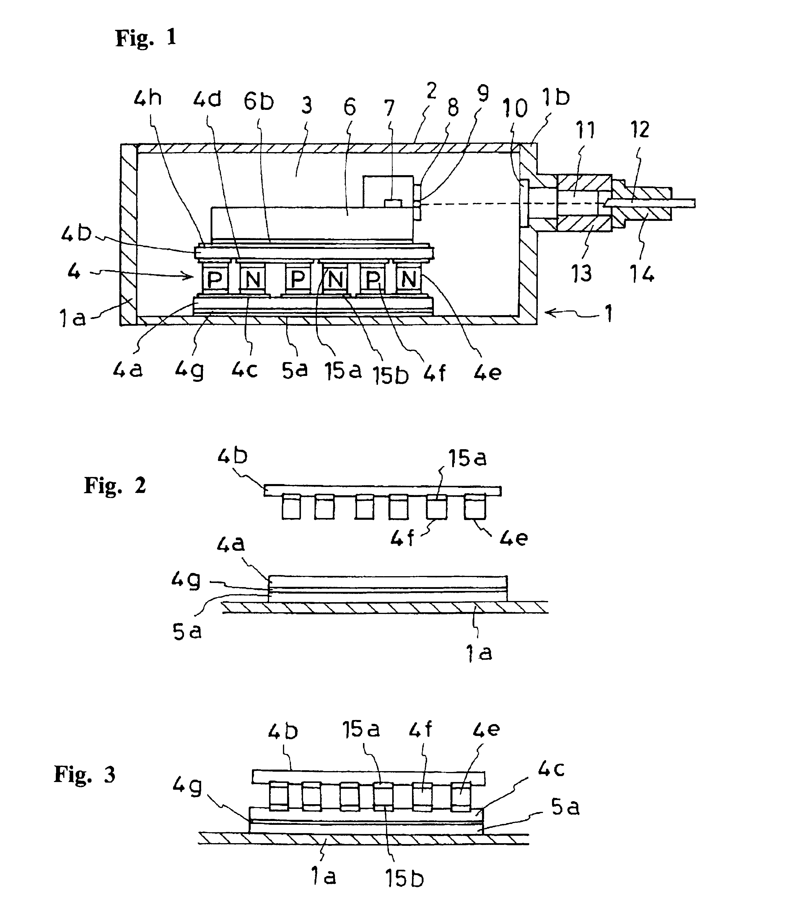 Thermoelectric module and method of producing the same