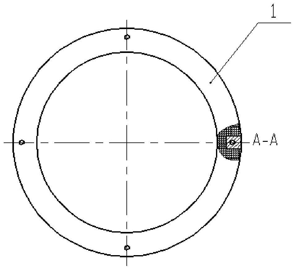 Submerged step type coaxial assembly tool and using method thereof